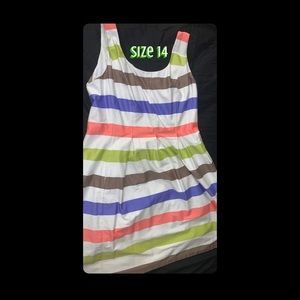 Dress Barn size 14 striped dress